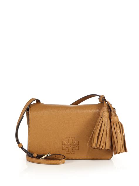 tory burch thea tassel leather tote|tory burch thea crossbody.